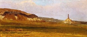 Chimney Rock by Albert Bierstadt Oil Painting Reproduction