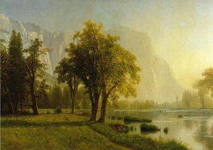 El Capitan, Yosemite Valley by Albert Bierstadt Oil Painting Reproduction