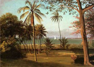 Florida Scene by Albert Bierstadt Oil Painting Reproduction