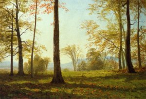 In The Yosemite Valley by Albert Bierstadt Oil Painting Reproduction