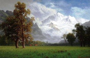 Jungfrau by Albert Bierstadt Oil Painting Reproduction