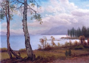 Lake Tahoe by Albert Bierstadt Oil Painting Reproduction