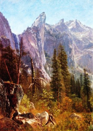 Lost Arrow, Yosemite Valley by Albert Bierstadt Oil Painting Reproduction