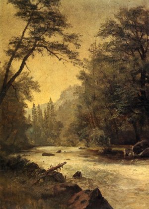 Lower Yosemite Valley by Albert Bierstadt Oil Painting Reproduction