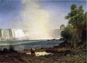 Niagara Falls by Albert Bierstadt Oil Painting Reproduction