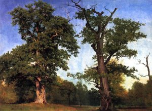 Pioneers of the Woods by Albert Bierstadt Oil Painting Reproduction