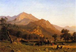 Rocca de Secca by Albert Bierstadt Oil Painting Reproduction