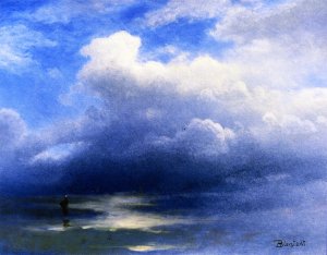 Sea and Sky by Albert Bierstadt Oil Painting Reproduction