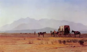 Surveyor's Wagon in the Rockies