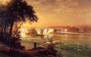 The Falls of St. Anthony by Albert Bierstadt Oil Painting Reproduction