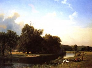 Westphalia by Albert Bierstadt Oil Painting Reproduction