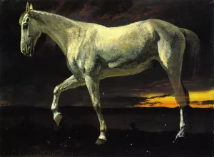 White Horse and Sunset