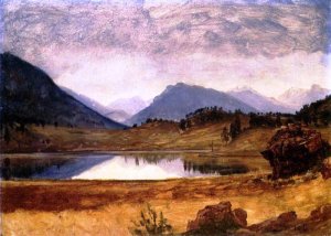 Wind River Country 2 by Albert Bierstadt Oil Painting Reproduction