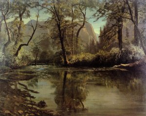 Yosemite Valley, California by Albert Bierstadt Oil Painting Reproduction